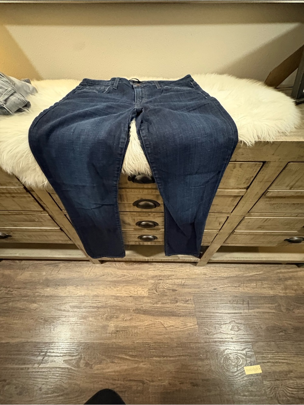 Joe's Jeans Straight Leg Dark Blue Denim